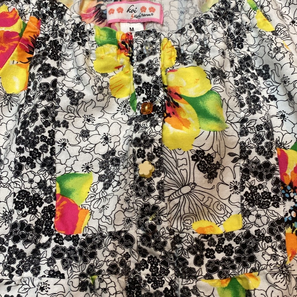 Koi by Kathy Peterson Scrub Top - Picture 9 of 9